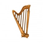 APLIQUE MÚSICA HARPA 4,5x3